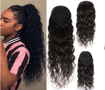 Drawstring ponytail